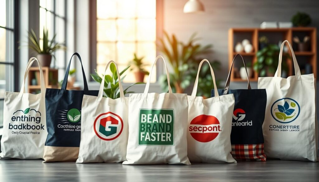 Markenidentität Baumwolltaschen Markenidentität Baumwolltaschen